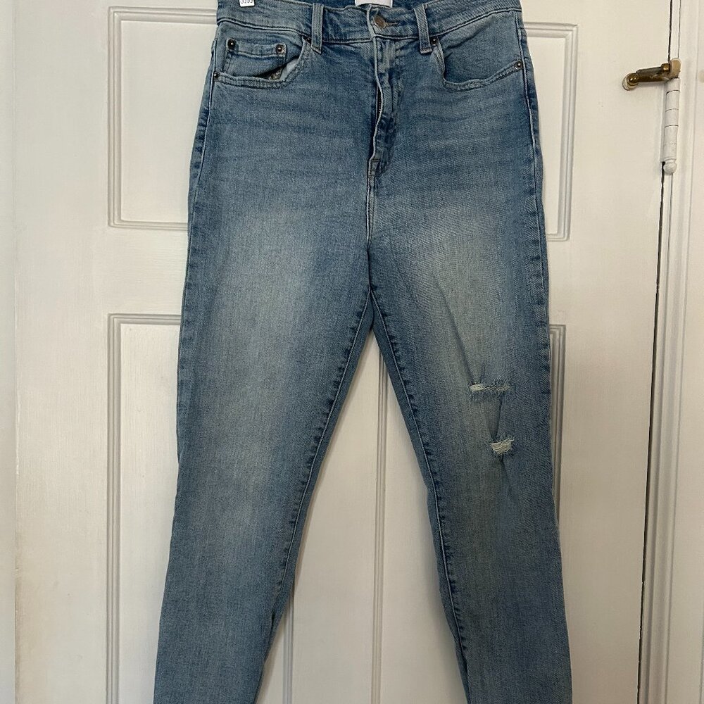 Pistola Light Wash Lightly Distressed Skinny Jeans Size 29